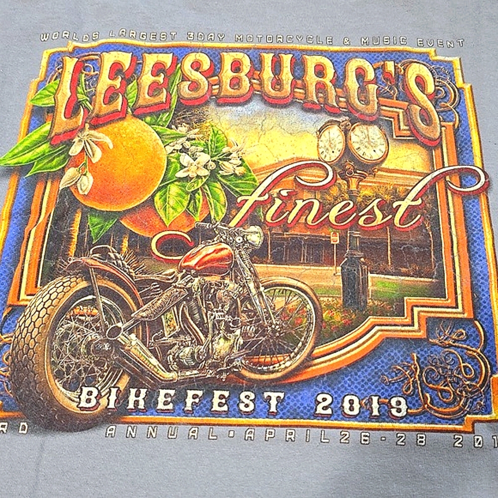 Biker Shirts Featuring Leesburg FL Bikefest
